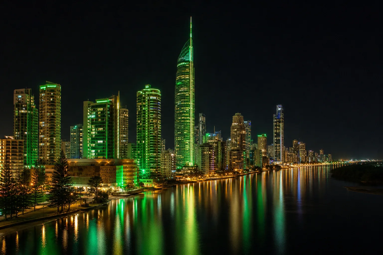 Editorial city guide graphic for Lukki Casino readers in Gold Coast, QLD