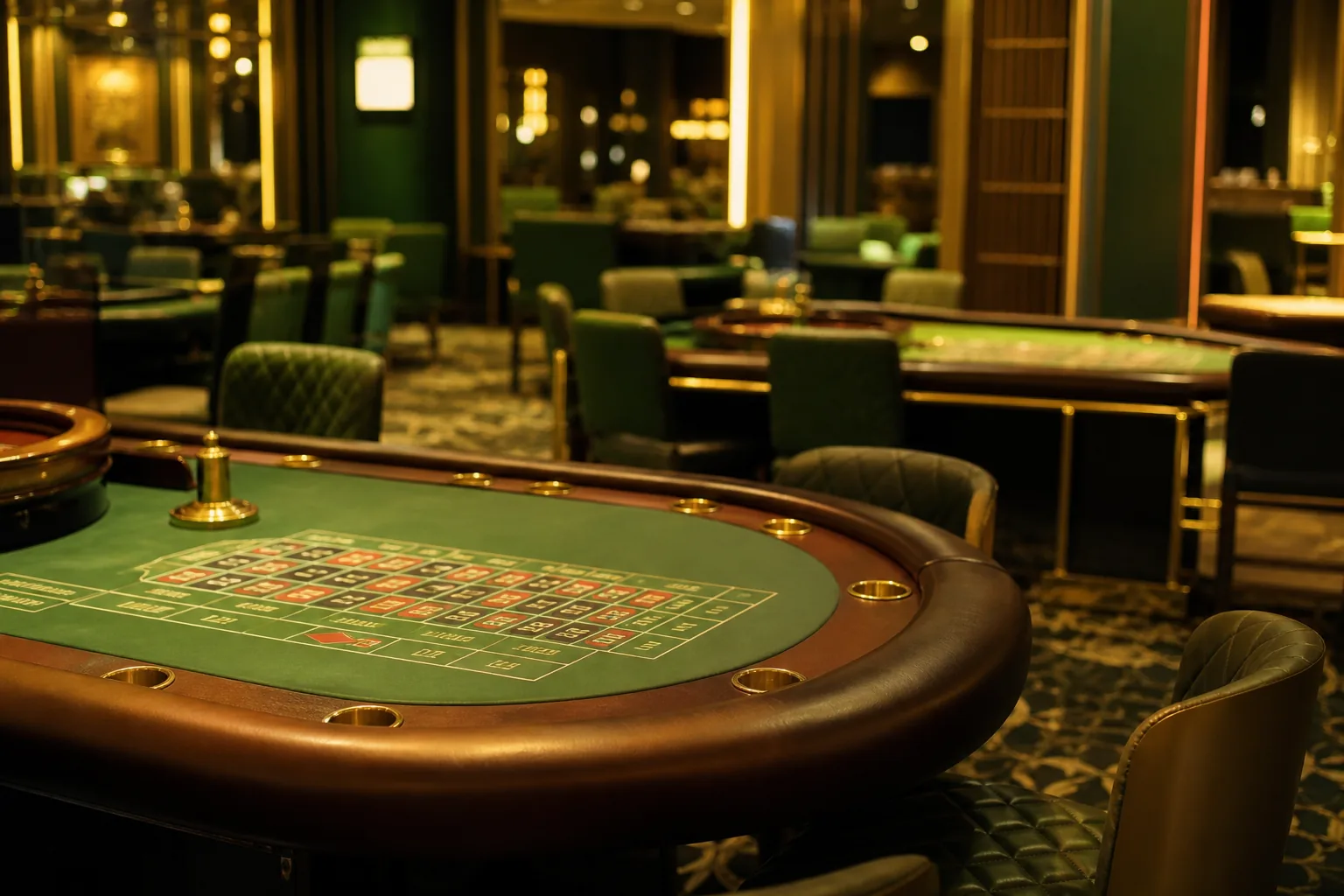 Table and live game categories in an Lukki Casino-style lobby